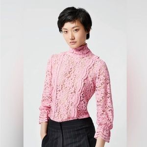 Smythe - Scalloped Lace Top